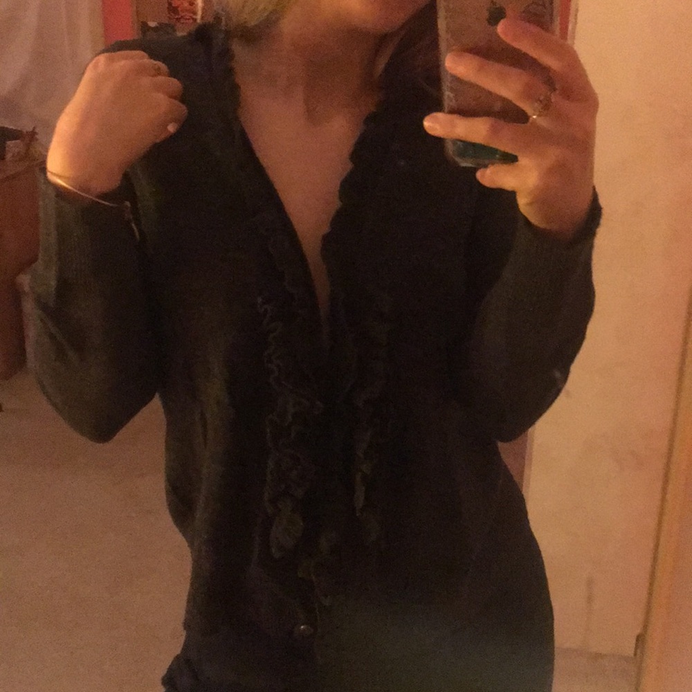 Grey cardigan